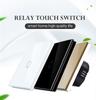 Bingoelec Wifi EU 1/2/3/4 Gang Tuya Home Switches Light Alexa Control Touch Glass Wall Electrical Smart Switch