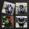 Motorcycle Modified LED l Rearview Glass Sport Motorcycle Left Right Side Wing Glass with LED Lights Replacement