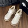 Platform Flats Fur Ankle Boots Winter Warm Women Shoes 2025 Trend Designer New Short Plush Casual Shoes Outdoor Snow Botas Mujer