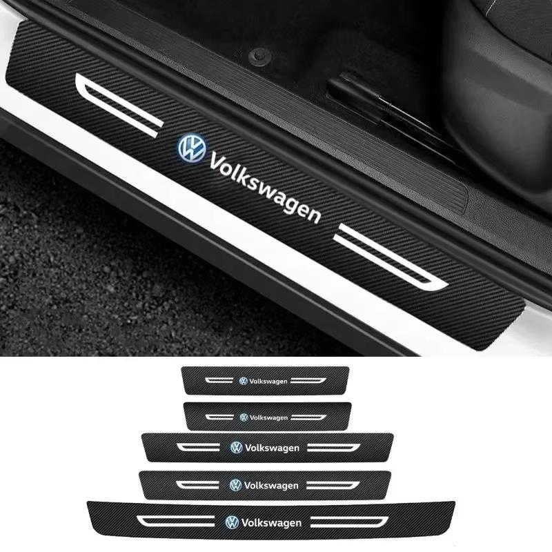 2026 Горячий Для Volkswagen VW Наклейка-защита порога двери автомобиля для Volkswagen Passat Tiguan Golf Bora Jetta Sharan T5 T3 Magotan