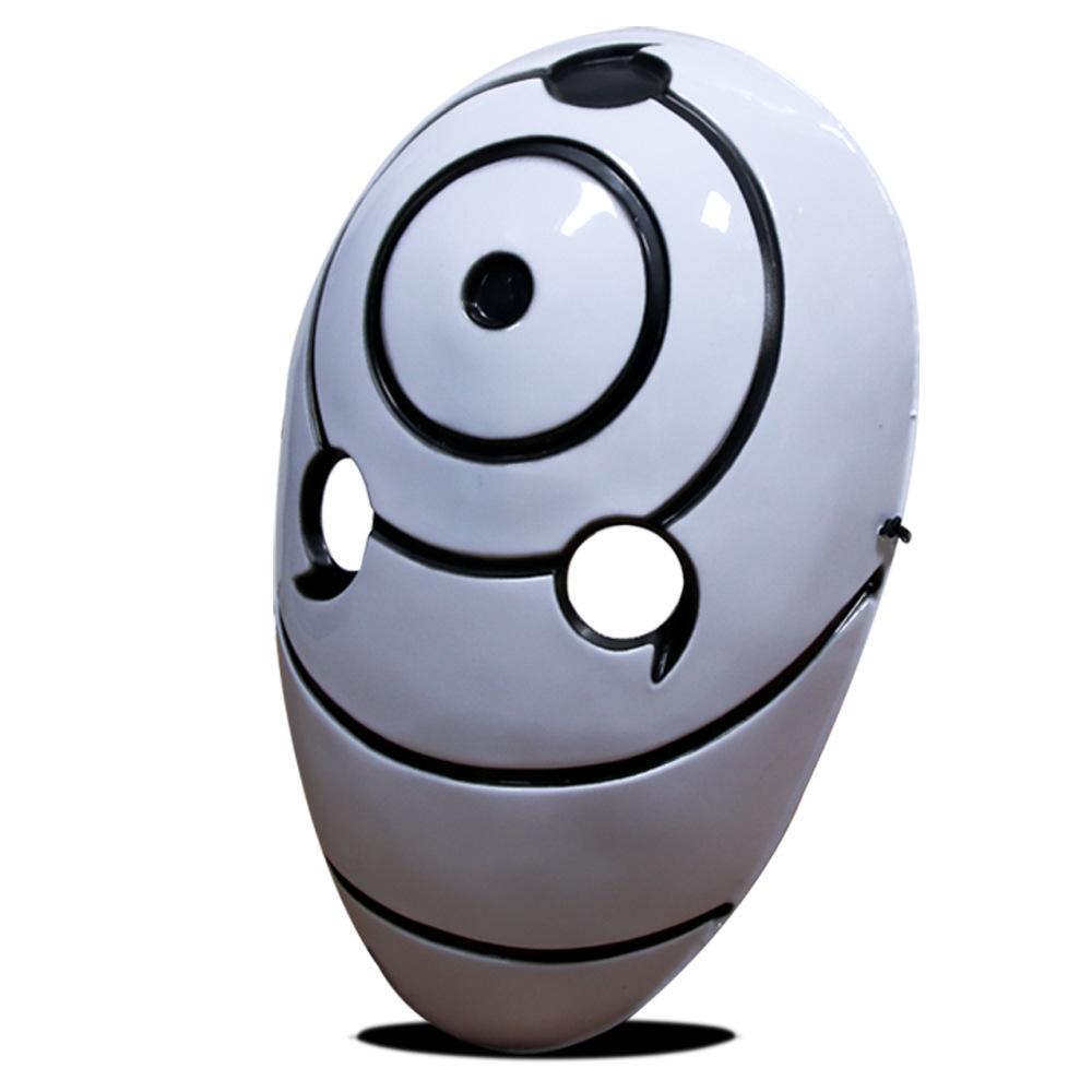 Takedown Alfie Naruto Uchiha White Plastic Anime Mask Dark Children COS Halloween Horror Props