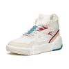 Anta Life Collection Flame Abrasion Resistant Breathable Mid top Skateboard Shoes Women's Gray White Red 122148088-8