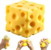Сырная игрушка-сквиш 5 см, очень большого размера, сырный сквиш, фиджет-игрушки, медленно восстанавливающая форму, шарик для снятия стресса для взрослых, подарки, новинка 2026