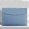 Large Capacity File Organiser Documents Pouches Magnetic Snap Closure Water Resistant Leather Document Folder For Office
