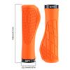 Bike Grips Rubber Mountain Bike Handlebar Cover Cuffs Shock Absorber Anti Slip Bike Handles Grip MTB Cuffs Bike Handle Fist Part
