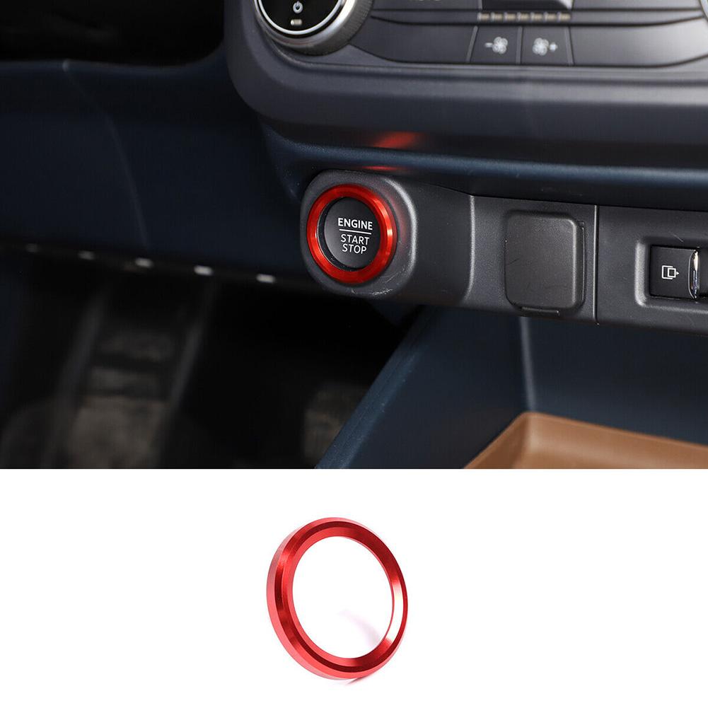 Крышка кольца кнопки крышки отделка 1 шт./компл. алюминиевый сплав абсолютно новый высококачественный красный для Ford Maverick зажигание старт-стоп