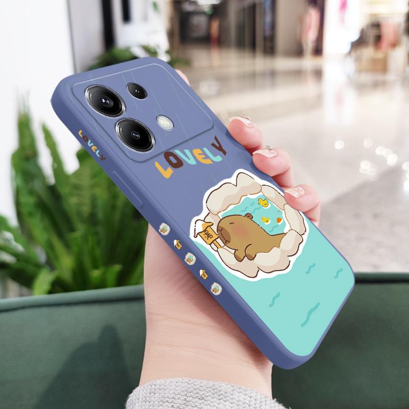 Чехол для телефона с изображением капибары для Xiaomi Poco F8 F7 X6 F6 M6 M5 M5S F5 X5 F4 X4 M4 F3 M3 X3 Pro 4G 5G GT Силиконовая крышка