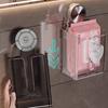 Wall Mounted Wet Wipes Storage Box Suction Cup Paper Towel Box High Quality Tissue Holder  Bathroom