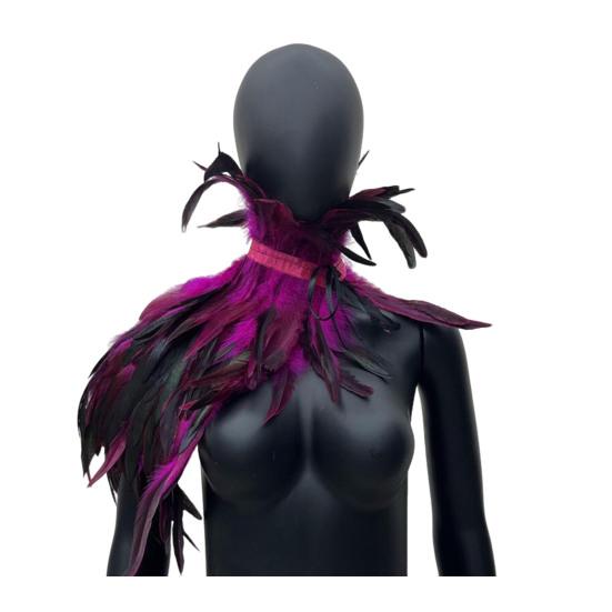 Готический стиль шаль павлин костюм женский шаль кружевной шарф перья винтажный готический плащ карнавальный костюм на Хэллоуин карнавальный костюм