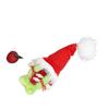 Christmas Decorations Faceless Standing Doll Desktop Ornament GreenHaired Plush Doll  Festival