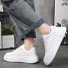 Fashion New Men's White Sneakers Outdoor Comfortable Runing Shoes for Men Thick Bottom Lace-up Flats Tennis Shoe Tenis Masculino