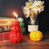 Halloween Creative Handmade Pumpkin Candle Silicone Mold DIY Candle Making Soap Resin Chocolate Beeswax Mold Christmas Gifts