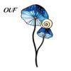 Colorful Yard Stakes Planter Insert Stake, Double-Sided, Flower Pot Decor Metal Outdoor Insect Animal Stake for Plant Pots Bed Decoration Creative