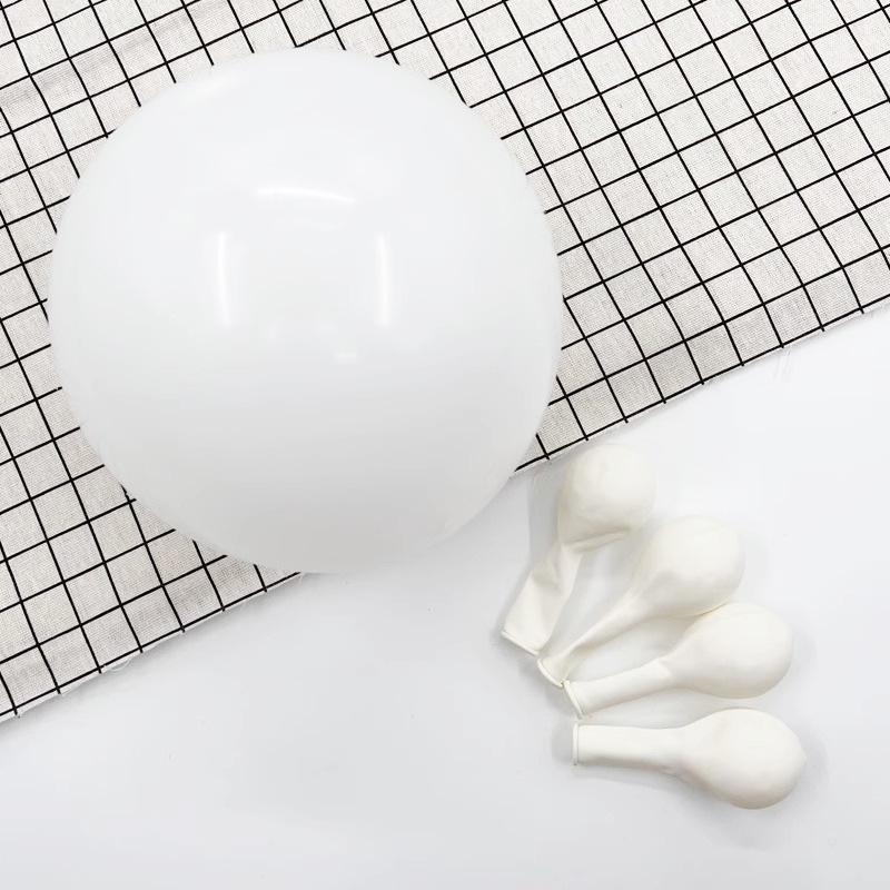 10 Inch Latex Matt Balloon Colorful Birthday Party Scene Decoration Balloon Wedding Celebration Prop Arrangement