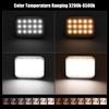 Andoer LY-01 RGB LED Fill Light Photography Lamp Multi-functional Superbright 3200K-6500K Built-in Battery