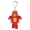 IQ Iconic Dragon Man Key Light Keychain LED Keychain Light Block Toy Doll with Movable Joints Mini Figure