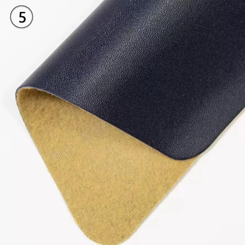 1.1mm 100x140cm PU Leather Thick Fine Sheep Grain Faux Leather Fabric For Sewing Luggage Sofa Car Cushion Furniture Upholstery
