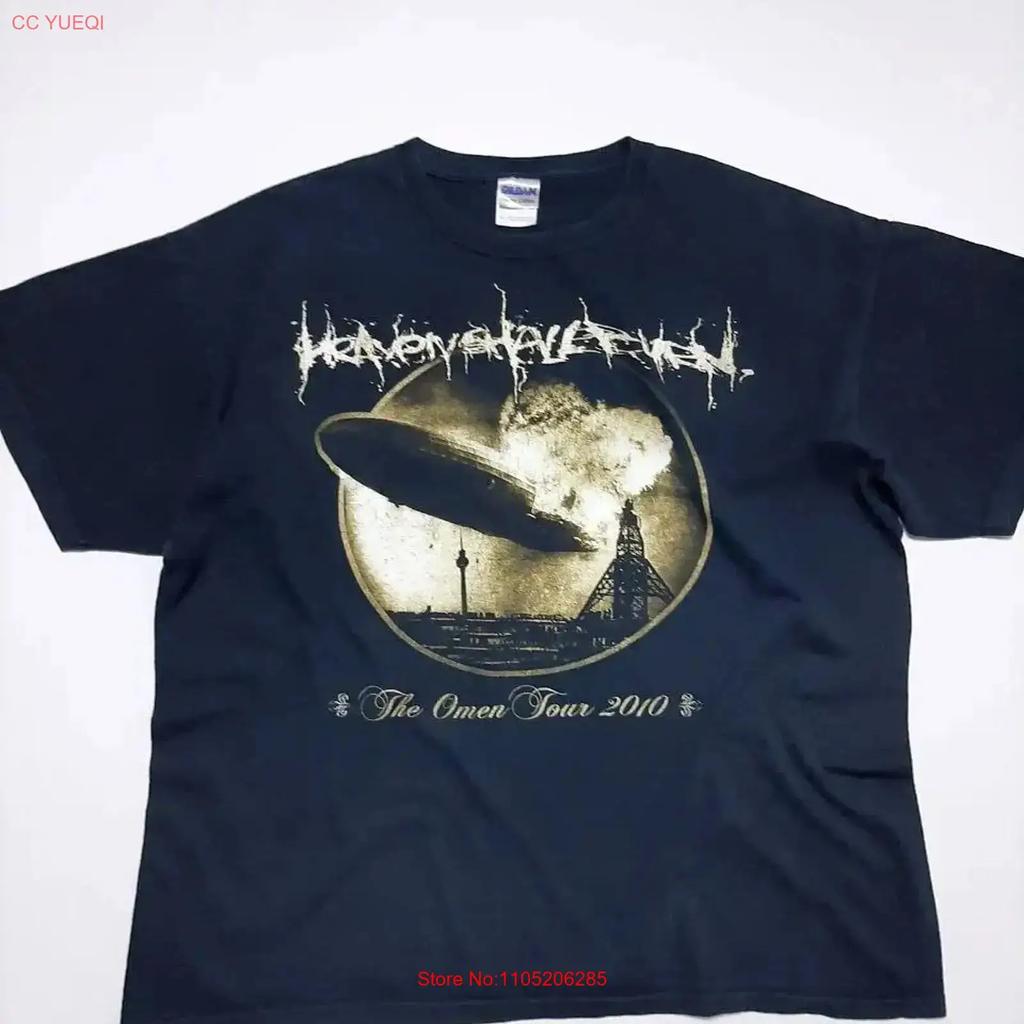 Heaven Shall Burn Metal Rock Band T Shirt The Ounisex Tour 2010 Size Xl Vintage Top For Everyday Wear Homme Slightly