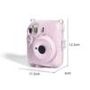 With Cute Sticker Travel Protective Shell for Fujifilm Instax Mini12 Camera Cover Protective Case
