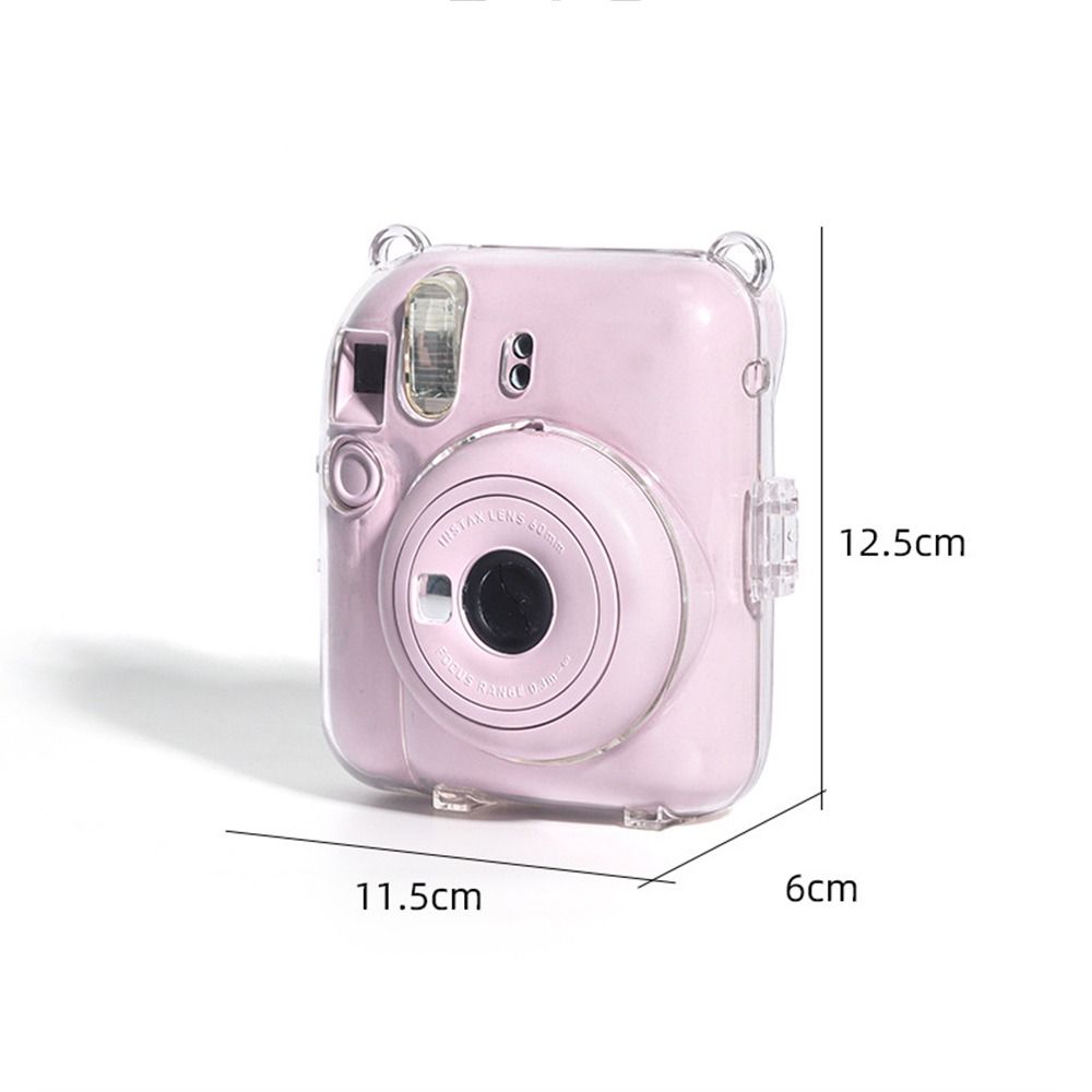 With Cute Sticker Travel Protective Shell for Fujifilm Instax Mini12 Camera Cover Protective Case