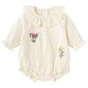 Хлопковый муслиновый комбинезон с длинным рукавом для девочек Babylove