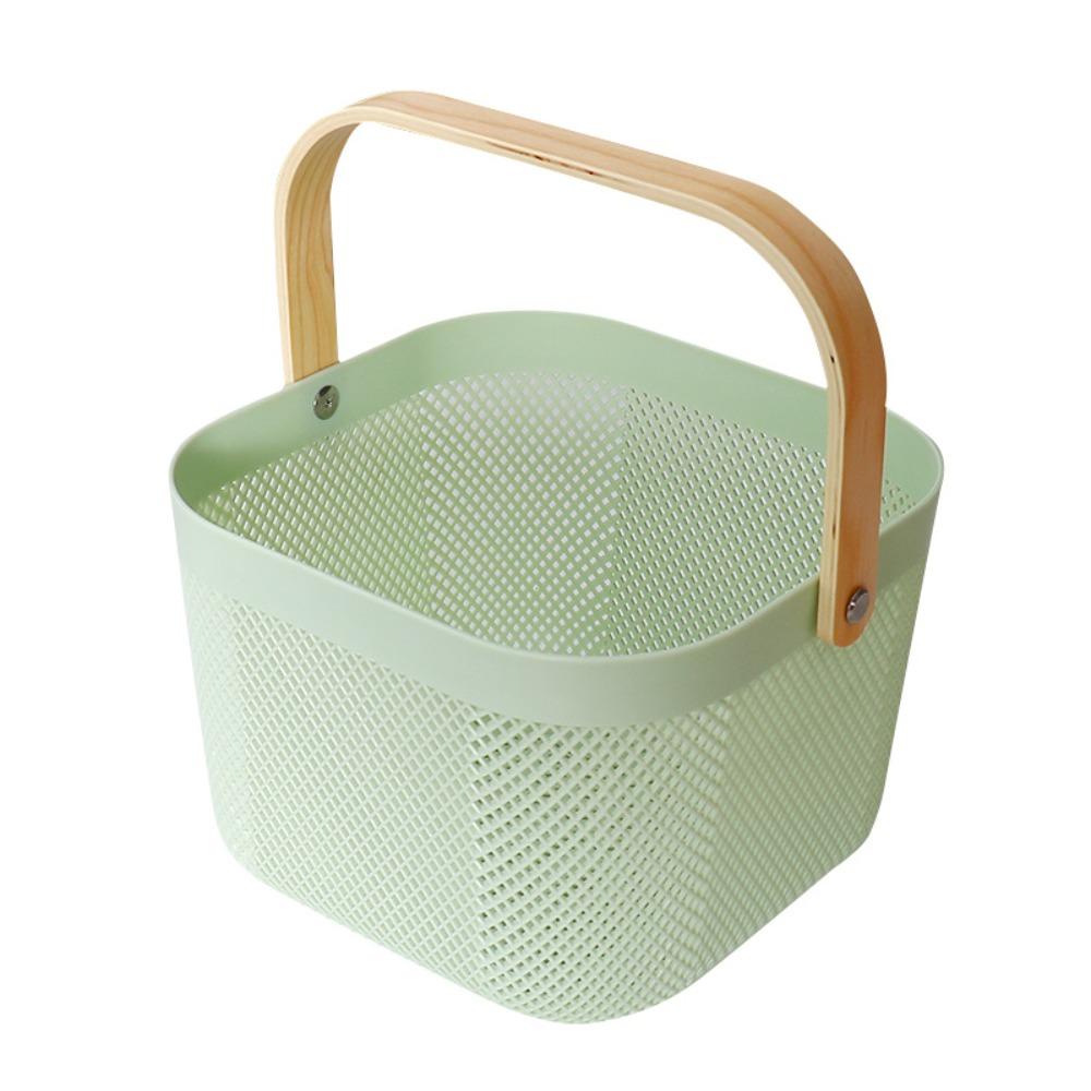 Handle Fruit and Vegetable Drainage Basket Large Capacity Towel Storage Basket Kitchen