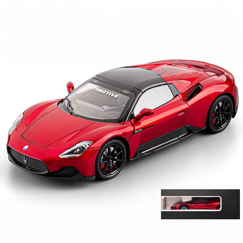 1/24 Maserati MC20 Кабриолет Спортивный Автомобиль Сплав Металл Литье под Давлением Модель Автомобиля Внутренний Дом Модные Игрушки Украшения Праздничный Подарок Ребенок