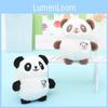Adorable Creative Panda Plush Keychain Charming Stuffed Animal Bag Accessory