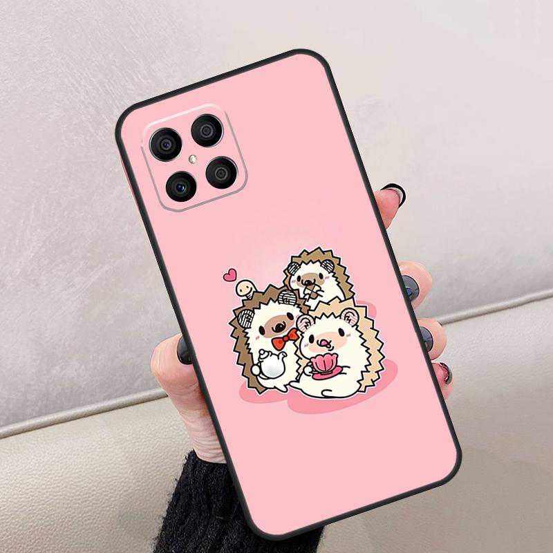 Кавайный Ёжик Сердце Для Honor Magic 7 Lite 5 6 8 Pro Чехол Для Honor Win RT X9d X9b X9a X9c X8c X8b 200 400 70 90