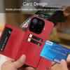 Винтажный кожаный держатель для карт, чехол-кошелек на телефон для Xiaomi 17T Pro, 17T, карманы для карт, двойные кнопки-защелки, флип-кошелек, корпус