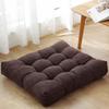 Square Large Floor Cushions Cotton Linen Tufted Futon Meditation Yoga Thickened Floor Seating Pillow Tatami Kids Seat Pads Mat