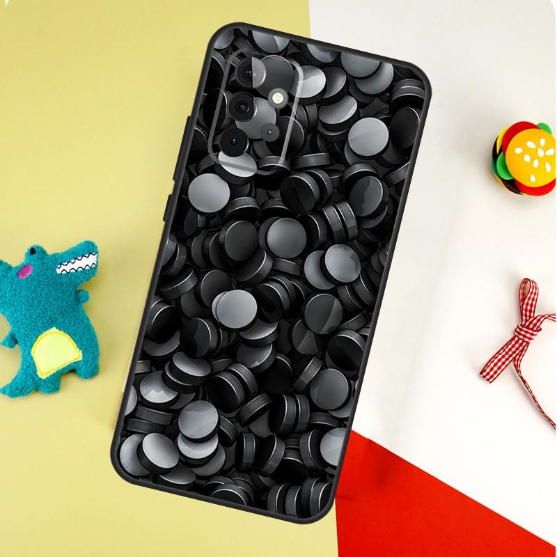 Спортивный чехол для телефона Samsung Galaxy A22 A32 A52 A54 A34 A14 A55 A35 A15 A53 A33 A13 A05 A06 A16 с изображением хоккея