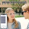 Умные очки с ИИ, перезаряжаемые, совместимые с Bluetooth, очки для перевода на 144 языка, многофункциональные умные очки