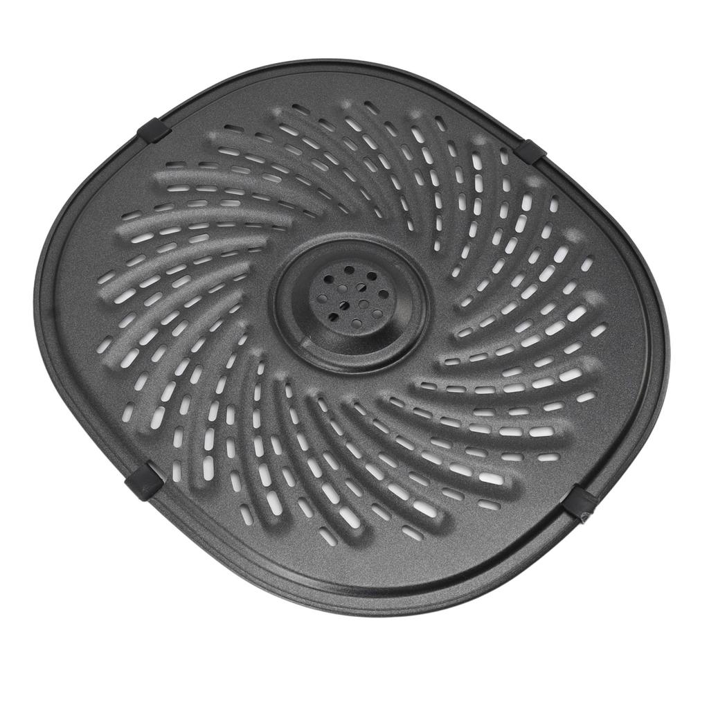 Fryer Grill Pan Replacement Crisper Plate Tray Non Stick Fryer Rack With Oil Brush Silicone Pad