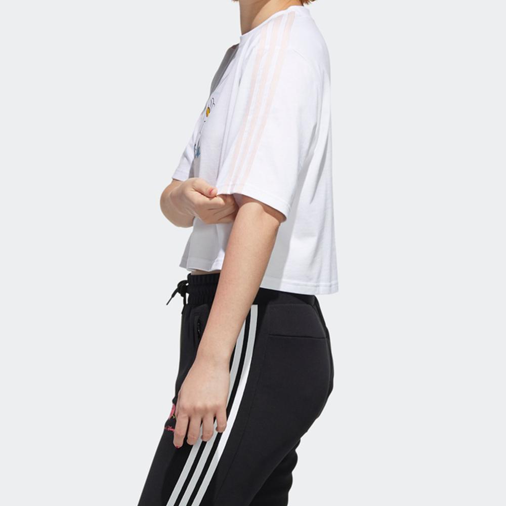 adidas Женская футболка с рисунком Neo Donald Duck, белая GJ5650