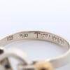 TIFFANY&Co. Hook & Eye Ring Silver925/K18 yellow gold #4.7(US Size) 2.6g Women Used