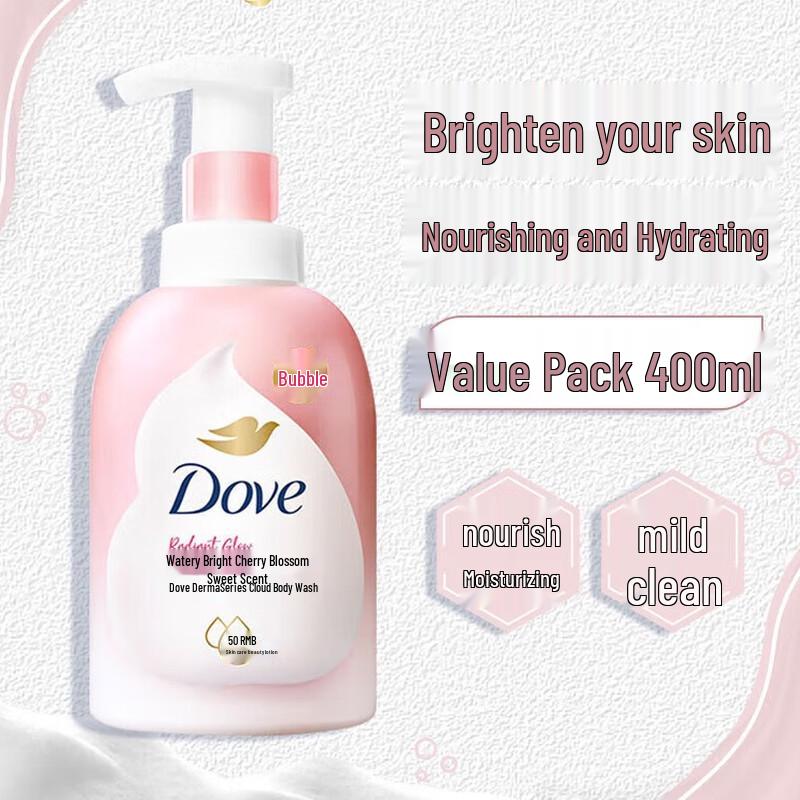 Dove Cherry Blossom Foaming Body Wash