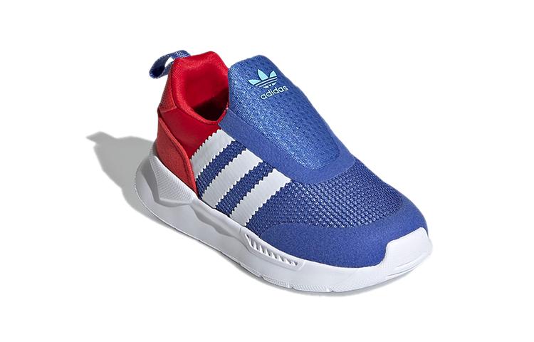 adidas Originals ZX 360 I Слипоны Устойчивые к истиранию Низкие детские кроссовки Синий Красный Для младенцев и малышей FX4942