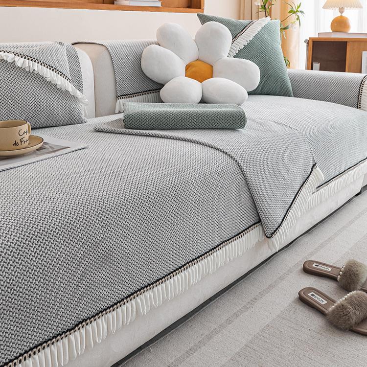 Новая подушка для дивана Chenier универсальна для всех сезонов, легкая роскошь, высококачественный нескользящий чехол для подушки сиденья, тканевое полотенце.