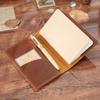 Vintage Cowhide Leather Travel Journal - Handmade Diary Notebook