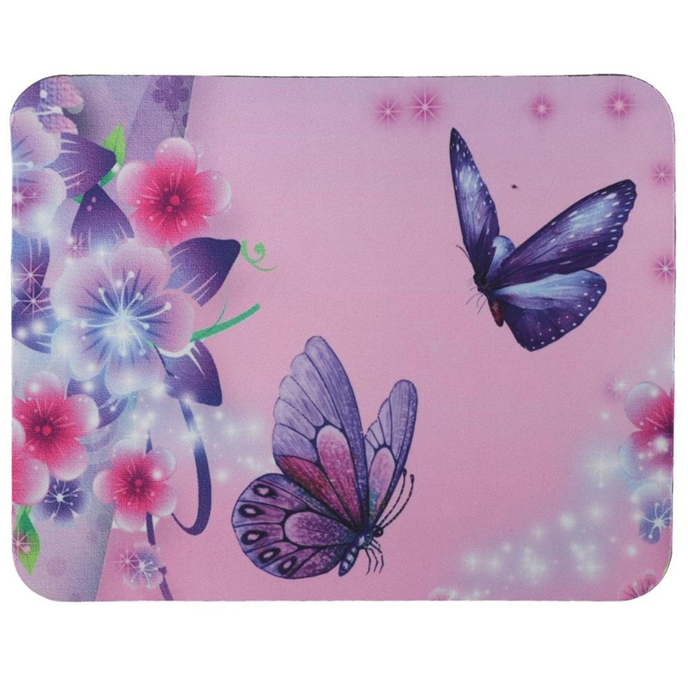 Rubber+cloth Black Cat Gaming Mouse Pad 9.45 X 7.87 X 0.12 Inches Rubber Base Mouse Pad  Office