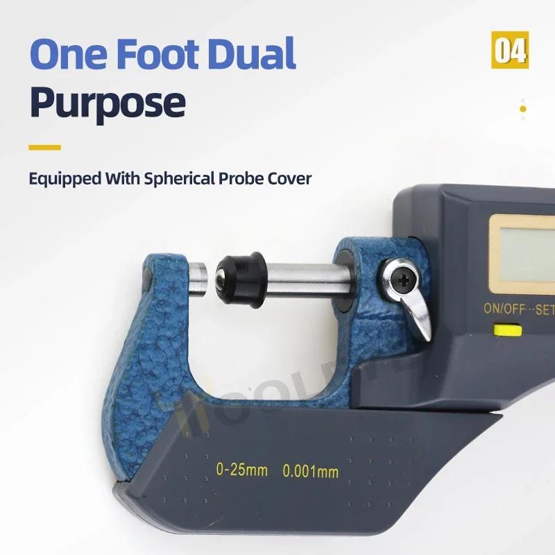 0-25 мм внешний микрометр цифровой микрометр измерительные инструменты микрометрические калибры для измерения внешних микрометров электронные