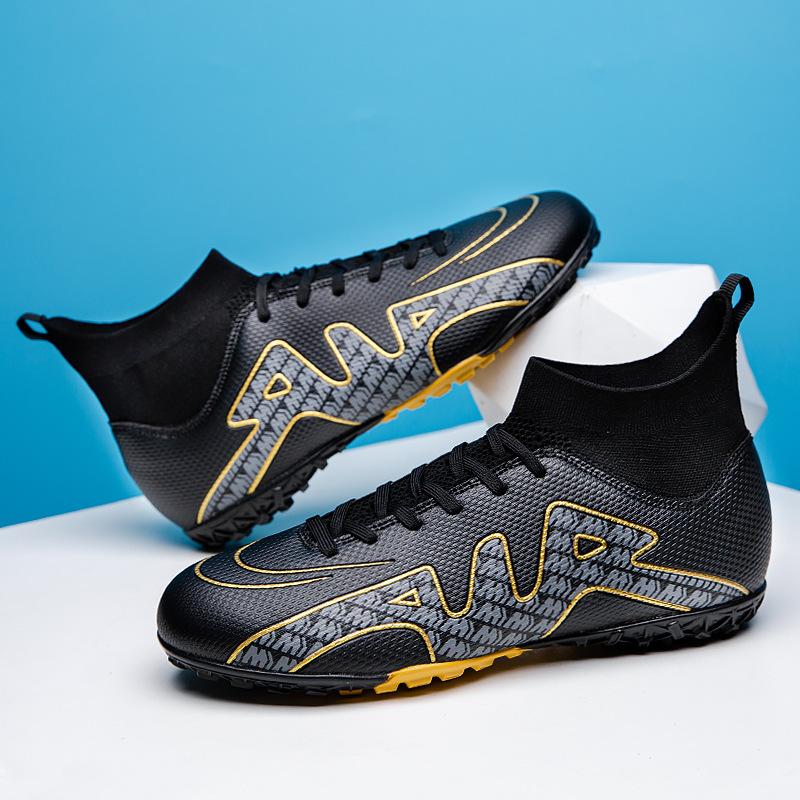 Mandarin Duck Football Shoes Men's and Women's Broken Nails Long and Short Nails Ag Primary and Secondary School Students Children's High-top Trainin