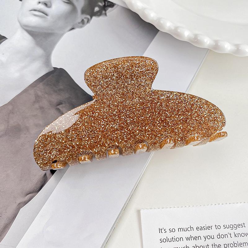 Винтажные блестящие заколки для волос, акриловые заколки-когти, летние заколки в форме акулы, модные заколки для волос для женщин, аксессуары для волос