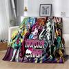 3D одеяло с героями мультфильмов Monster High, мягкое одеяло для дома, спальни, кровати, дивана, пикника, путешествия, офиса, отдыха, одеяло, детское одеяло