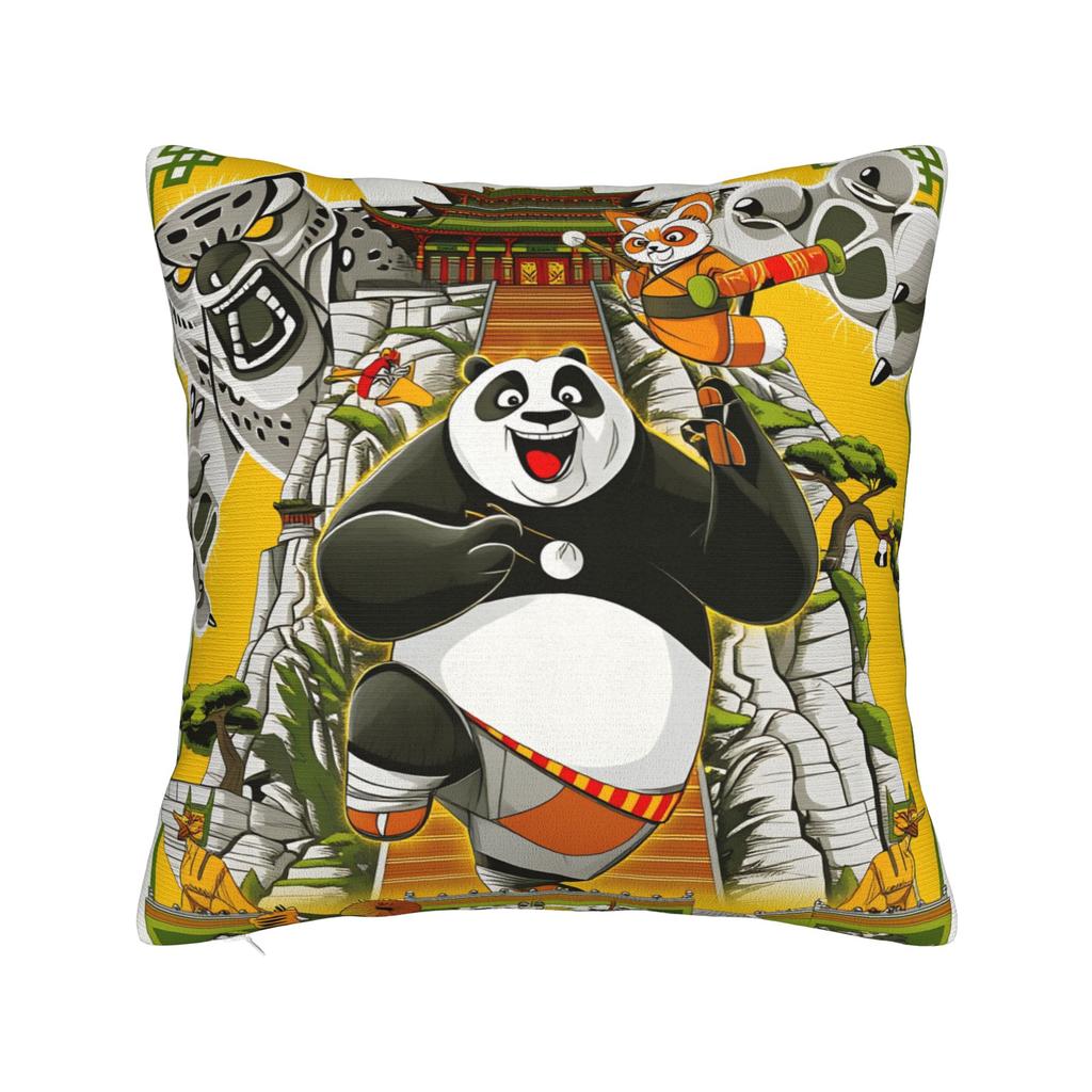 Pillow Cover K Ung F-Fu Panda Funny Pillow Case For Chair Sofa Home Decor Pillowcases