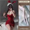 Sexy Christmas Lingerie Seduction Robe Uniform Suit Pajamas Sex Passion Winter Bunny