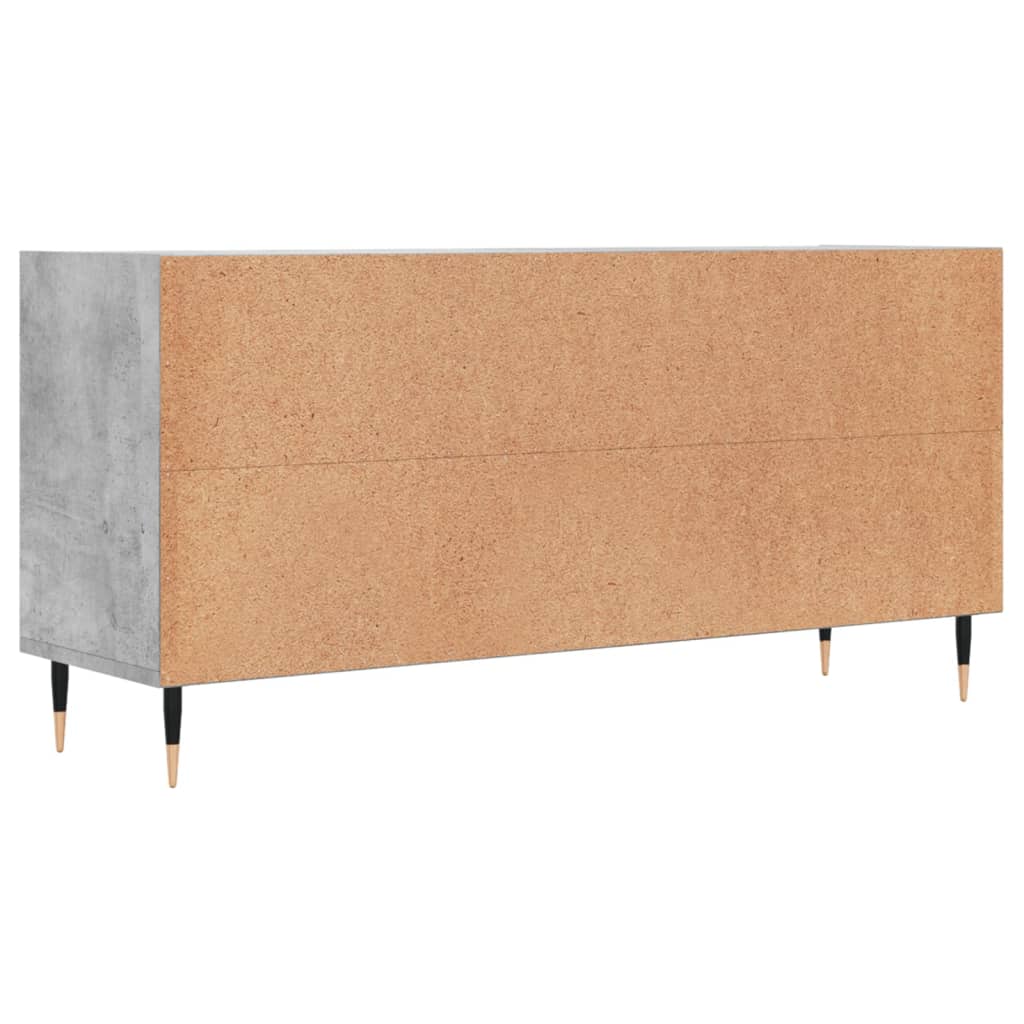 TV Stand Concrete Grey 103.5 x 30 x 50 cm Engineered Wood