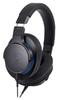 Audio Technica BK Headphones Wired Portable High Resolution Sound Source Compatible SoundReality Black ATH-MSR7b