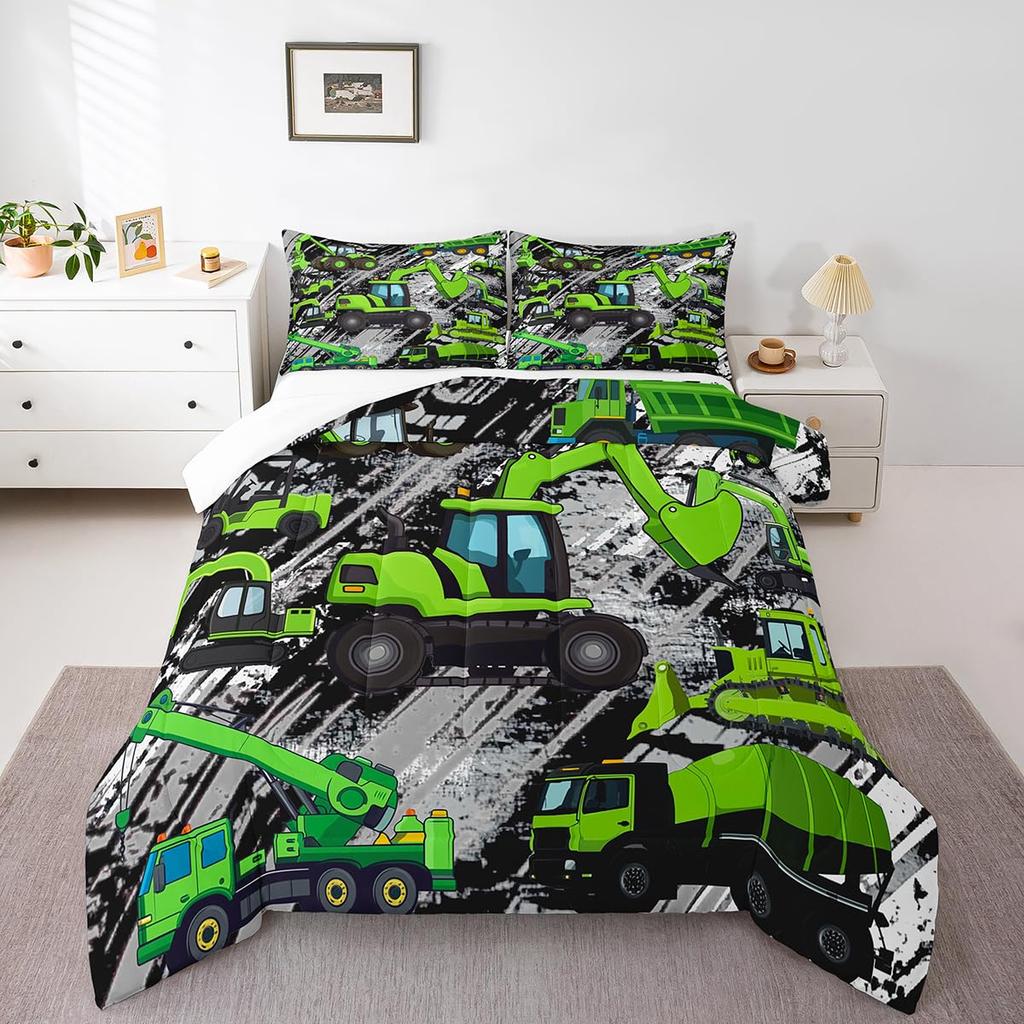 Erosebridal Girls Rainbow Bedding Set, Sun and Stars Comforter Set Twin for Kids Boys Children Cartoon Cloud Bedding Comforters Girly Soft M